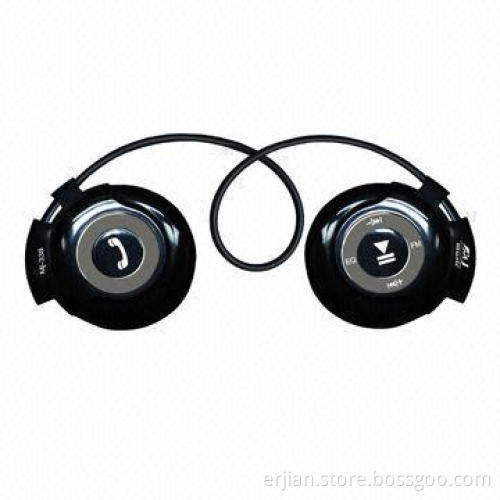 Wireless Earplug Headphones, Bluetooth V2.1 + EDR, Built-in Microphone, 10m Operating Distance